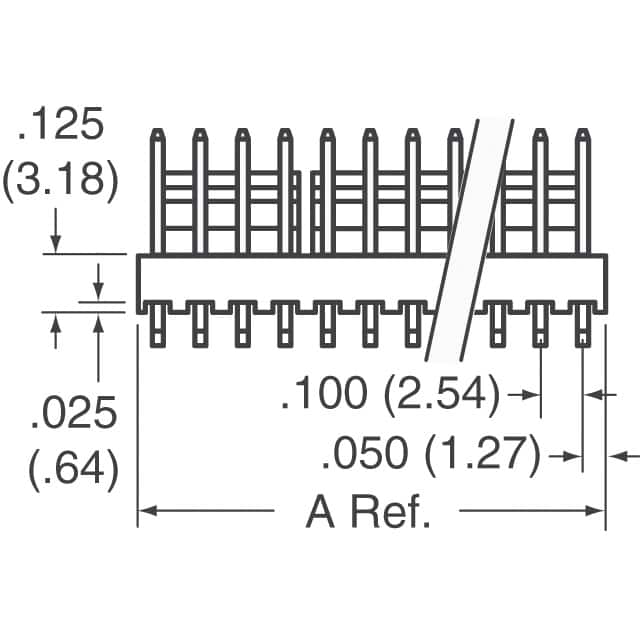 22122114 Molex  Embases à broches mâles